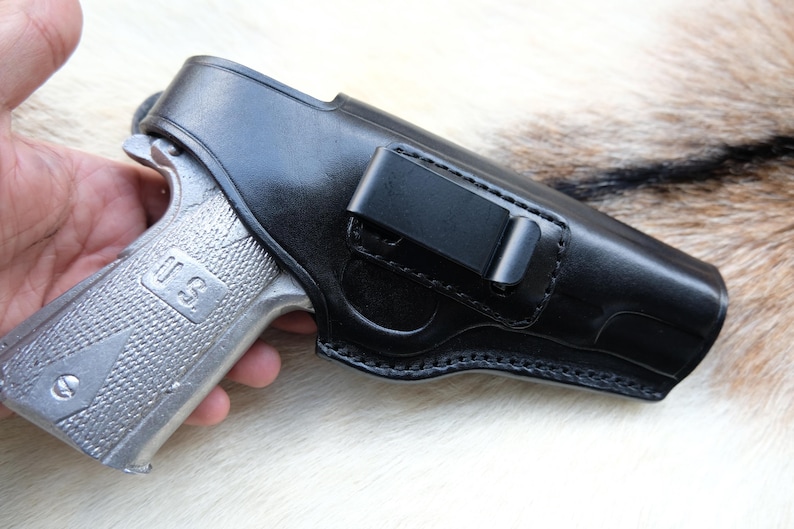 IWB Leather Holster For ALL 1911 45 ACP 5 inch Colt Springfield Ruger S&W image 7