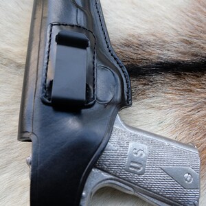 IWB Leather Holster For ALL 1911 45 ACP 5 inch Colt Springfield Ruger S&W image 6