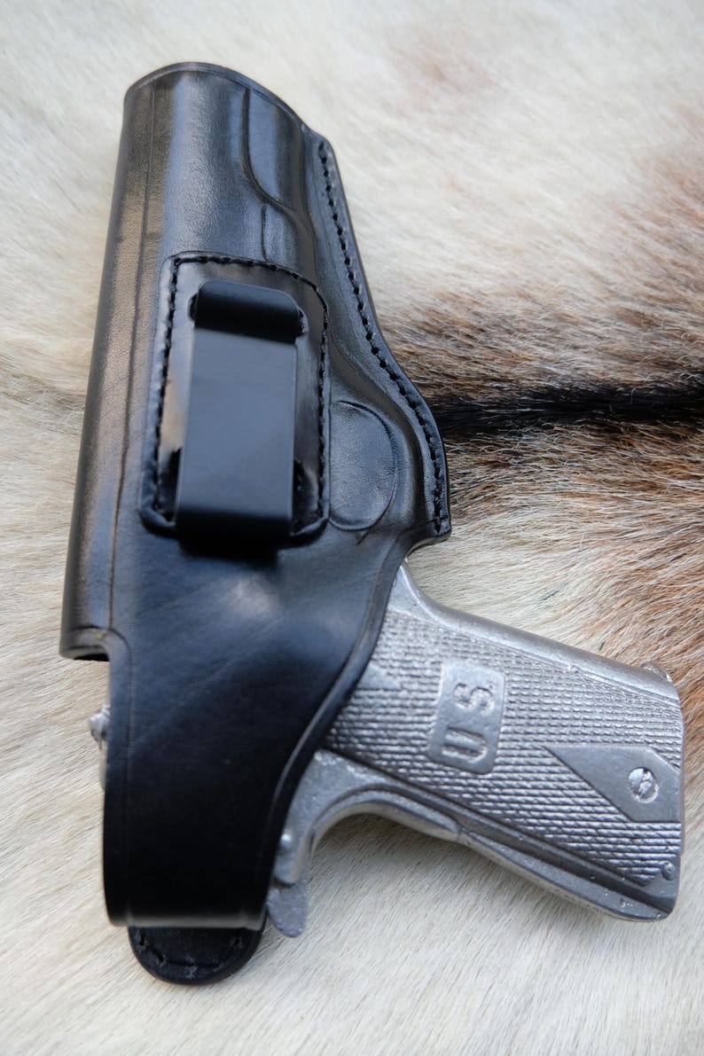 IWB Leather Holster For ALL 1911 45 ACP 5 inch Colt Springfield Ruger S&W image 6