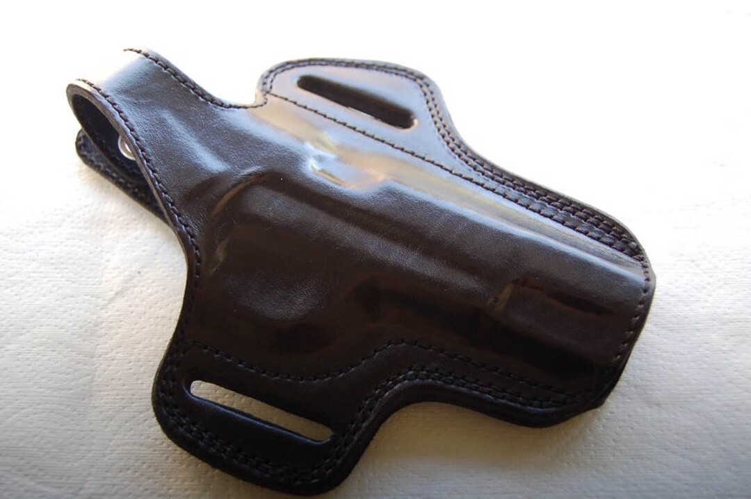 Sword Leather OWB Holster For Browning Hi-Power - Right Hand, Leather Gun Holster With Break-in Instructions
