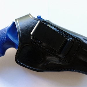 Leather  IWB Holster For Smith and Wesson Model 60 Barrel 3 inch