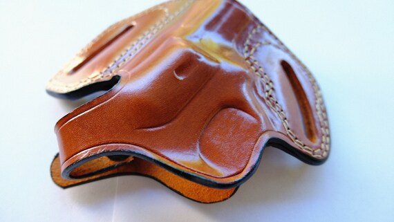 thumbnail image 2 of MyHolster OWB Thumb Break Leather Belt Holster – Fits Smith & Wesson M&P .40 – Right Hand 2 of 5