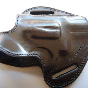 Leather OWB Thumb Break Holster For Smith & Wesson 686 Plus 2.5 Barrel