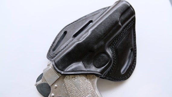 IWB Fondina in Pelle NAA Nera per .22 Mag 1 1/8 Canna