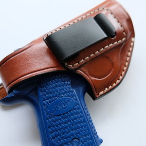 Leather IWB Holster For Kimber Micro Raptor 380 ACP