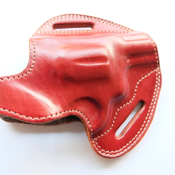 Leather Belt Holster For Taurus Tracker 44 Magnum 2,5 inch Right Hand