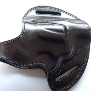 Handcrafted Leather OWB Belt Holster For EAA Windicator 38 special (Right Hand)