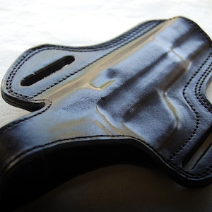 Leather Belt OWB Custom Holster For Tokarev TT-30 TT33,TTC,M57,M70A (R.H)