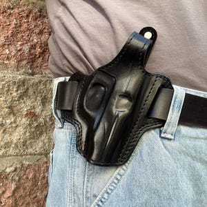 Handmade Leather OWB Holster:Beretta 70,71,72,73,74,75 Jaguar (R.H)