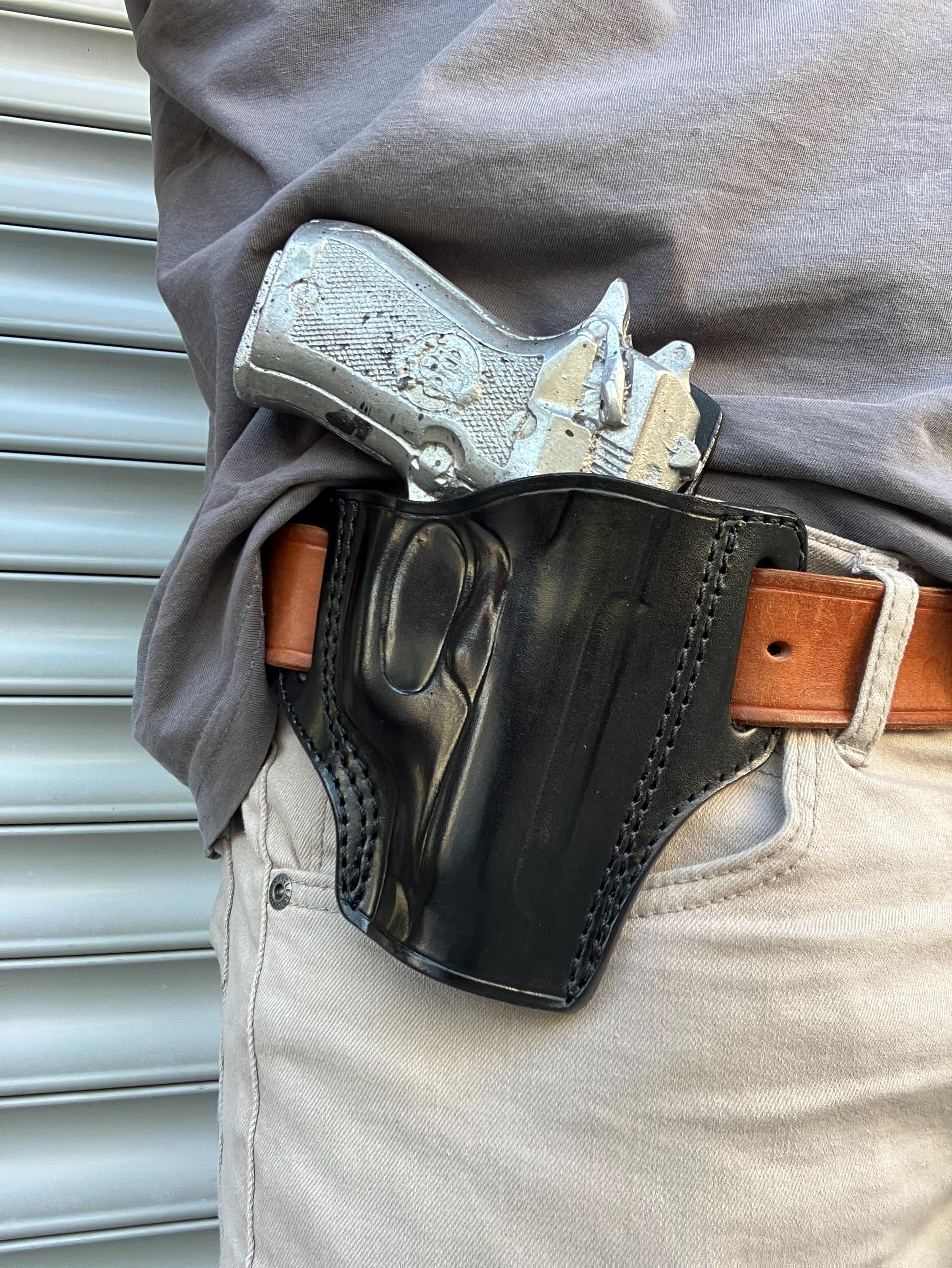 ベレッタ チーター 84F 85F 85FS 86,87 BB用レザー OWB オープントップ