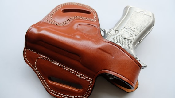 Leather OWB Thumb Break Holster:beretta 84FS Cheetah (R.H) - Etsy