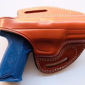 OWB Belt Leather Handmade Holster for Ruger Security 9