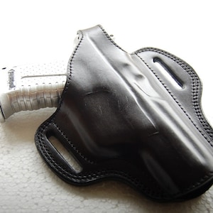 Kabura skórzana na pasek do pistoletów Glock Model 17, 19, 21, 22, 42, 43 (R.H)