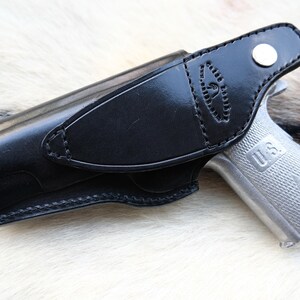 IWB Leather Holster For ALL 1911 45 ACP 5 inch Colt Springfield Ruger S&W image 8