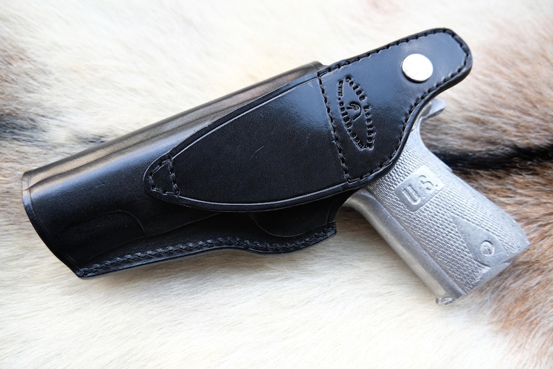 IWB Leather Holster For ALL 1911 45 ACP 5 inch Colt Springfield Ruger S&W image 8