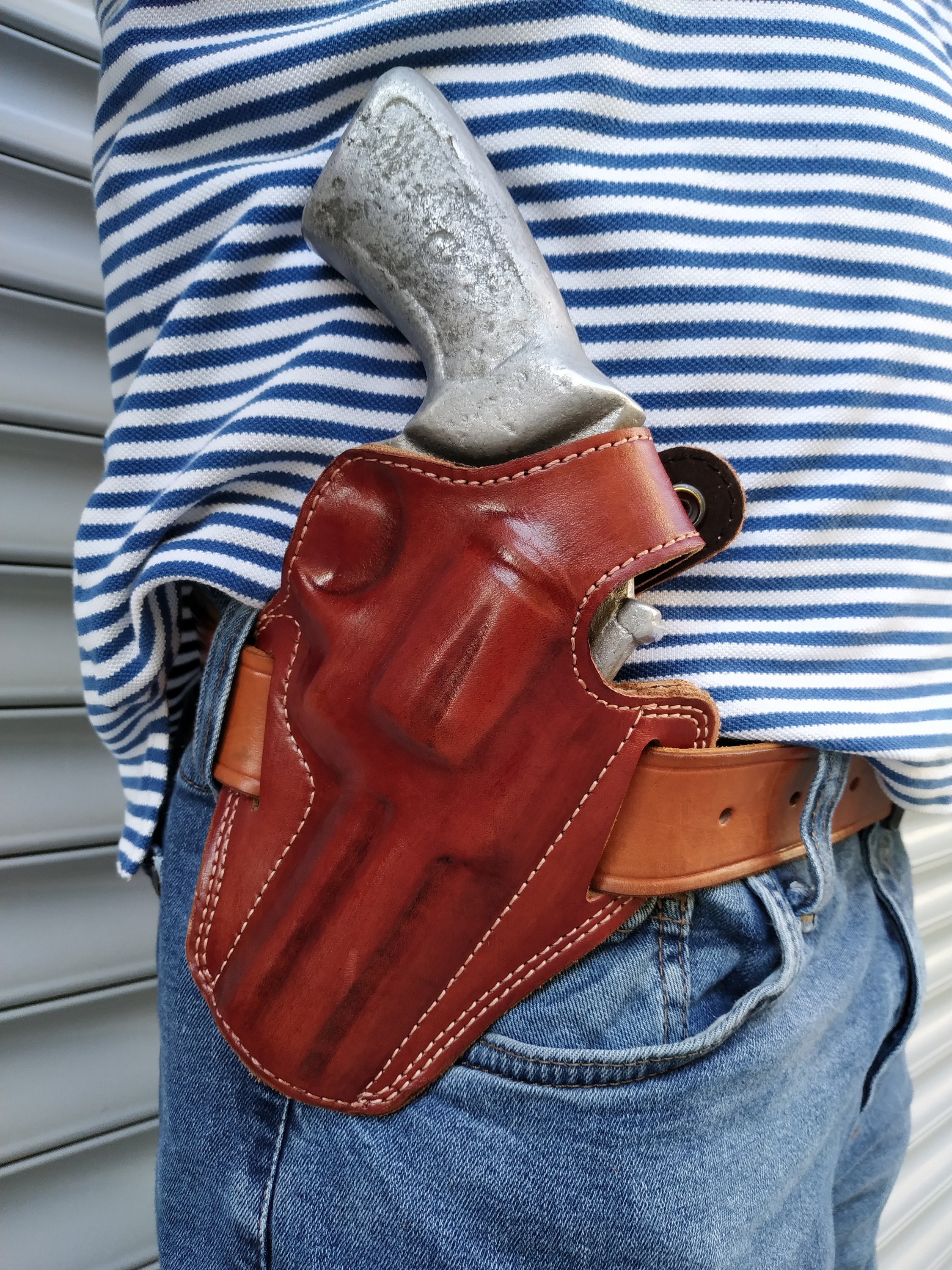 Tactical Leg Holster for 6 .38 .357 .41 .44 Revolvers - Barsony Holsters