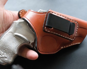 Leather IWB Holster For Taurus Model 856 Snub Nose 38 Special 2 inch