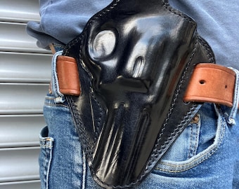 Funda de cuero OWB para Taurus Tracker 627 de 4" (derecha)