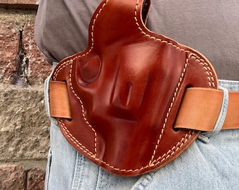 Leather OWB Holster: Rock Island Armory M206 38 Special