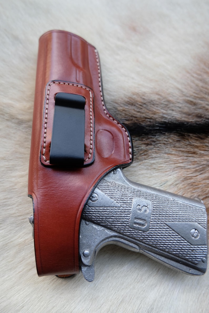 IWB Leather Holster For ALL 1911 45 ACP 5 inch Colt Springfield Ruger S&W image 5
