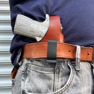 IWB Leather Holster For ALL 1911 45 ACP 5 inch Colt Springfield Ruger S&W image 1