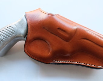 Leather Thumb Break OWB Holster For Ruger sp 101 2,25,3 inch