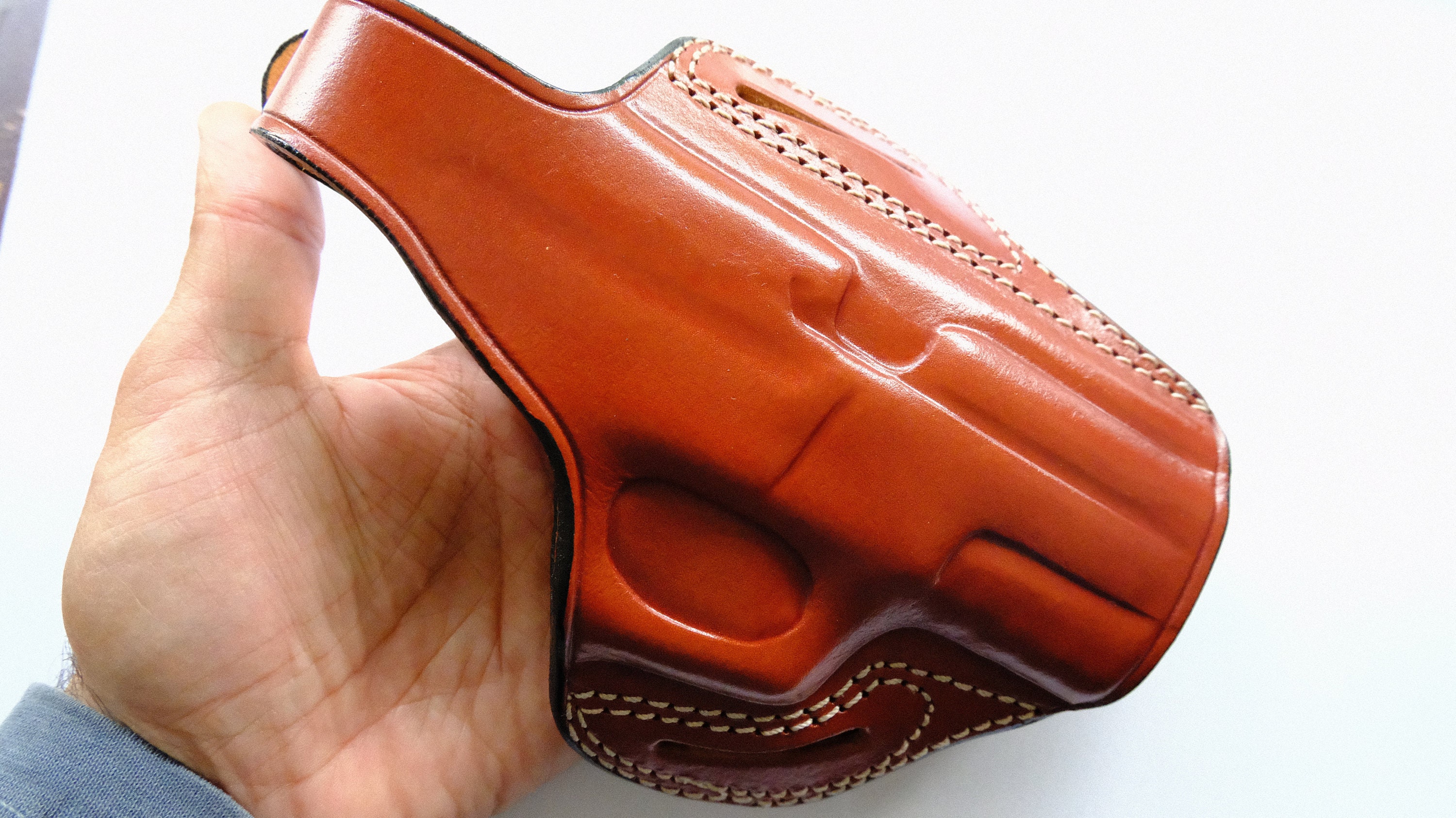 Sig Sauer SP2022 Nitron Premium Leather OWB Holster Handcrafted 