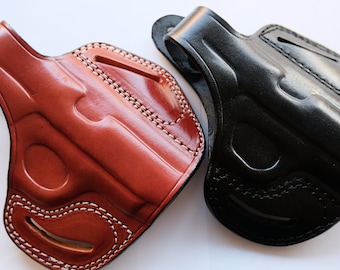 Leather OWB and IWB Holster For Kimber Micro 9 (R.H)