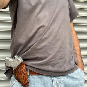 Custom Made Leather Belt Basket Weave Holster For Walther PP PPK PPK-L