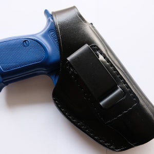Leather IWB Holster For Bersa Thunder 380.