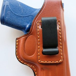 Handcrafted Leather IWB Holster For Smith and Wesson M&P9 Shield