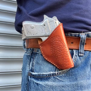 Handcrafted Leather owb  belt clip holster: Walther pp ppk ppk s ppk-l