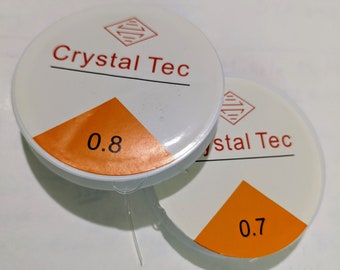 Clear Elastic Stretch Cord, 0.7-0.8mm, Jewelry Making