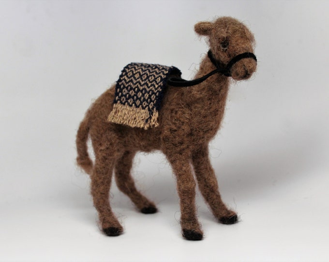 Needle Felted Camel Nativity Etsy