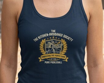 Women's Pickleball Tank - Kitchen Avoidance Society
