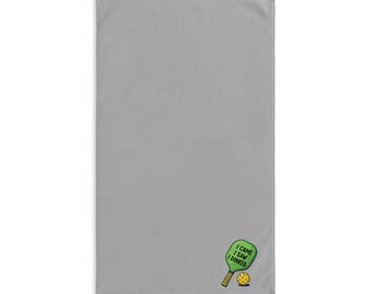 Personalized Pickleball Towel Gift, I Came I Saw I Dinked, Custom Pickleball Player Towel, Pickleball Team Gift