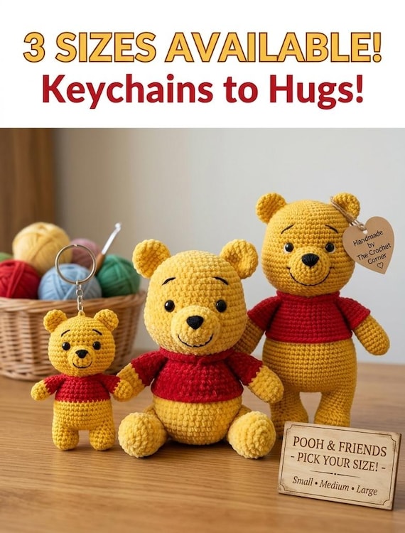 9 Winnie the Pooh Crochet Patterns 5 Winnie the Pooh Crochet