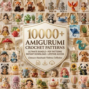 Raccolta di oltre 10.000 modelli di amigurumi all'uncinetto (download in PDF)
