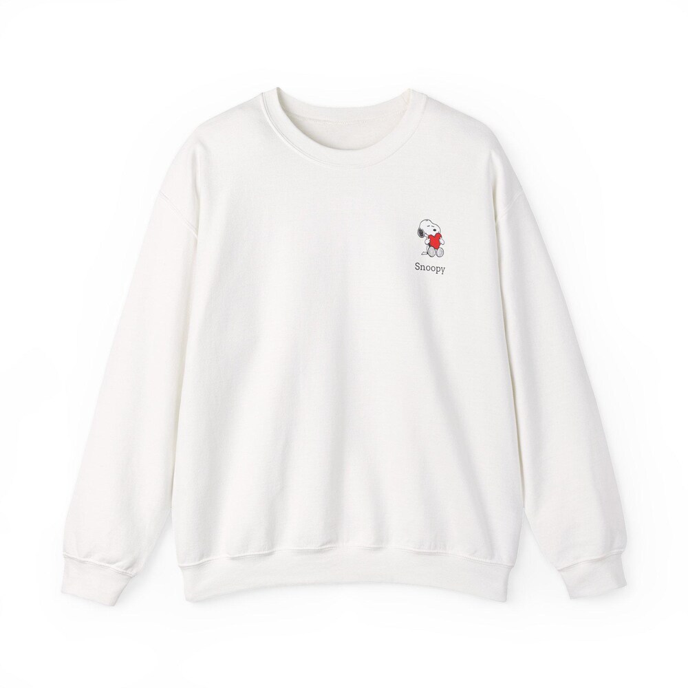 Snoopy Sweatshirt, Peanuts Crewneck Jumper, Charlie Brown Sweater, Cartoon Character Pullover, Warm Winter Top Alldaytee