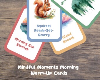Mindful Moments Morning Warm-Up Cards