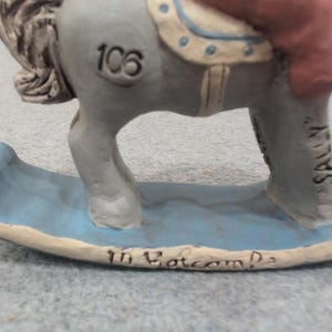 All Gods Children Sally Rocking Horse Figurine Martha Holcombe COA 1507 image 4