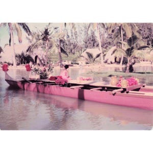 Vintage 1970s Polynesian Cultural Center Hawaii Canoe Pageant Photo Lot of 16 image 3
