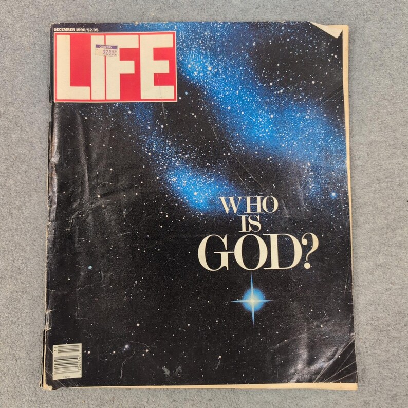 Life Magazine December 1990 Who Is God Christmas Issue image 1