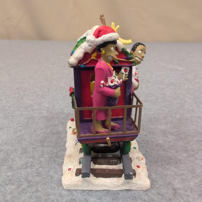 The Simpsons Spreading Holiday Cheer Christmas Express Dr Hibbert Figurine 2011 image 2
