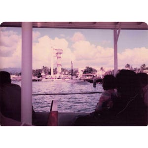 Vintage 1970s Pearl Harbor Hawaii Navy Ships Tour Boat Photo Lot of 8 image 5