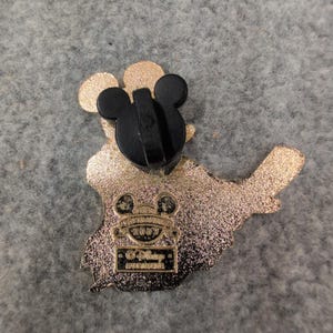 Disney Pin 2003 Donald Duck Tourist Mickey Ears Hat Map Trading Pin Enamel image 3