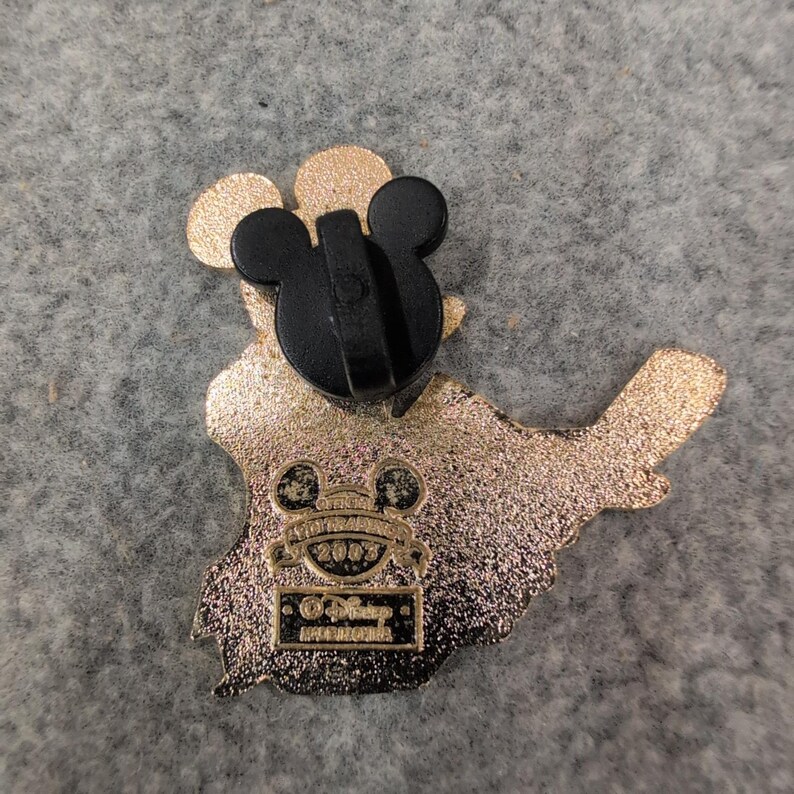 Disney Pin 2003 Donald Duck Tourist Mickey Ears Hat Map Trading Pin Enamel image 3