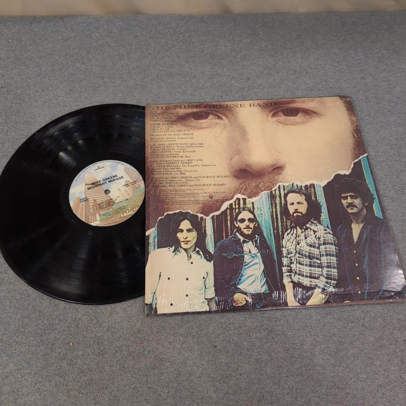 Mike Greene Band Midnight Mirage Vinyl LP Mercury Records SRM-1-1100 Rock Folk image 2