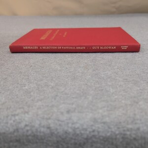 Messages A Selection of Pastoral Essays Guy McGowan Academy Books 1978 Hardcover image 3