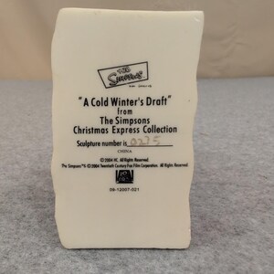 2004 The Simpsons Christmas Express A Cold Winter's Draft Groundskeeper Willie image 5